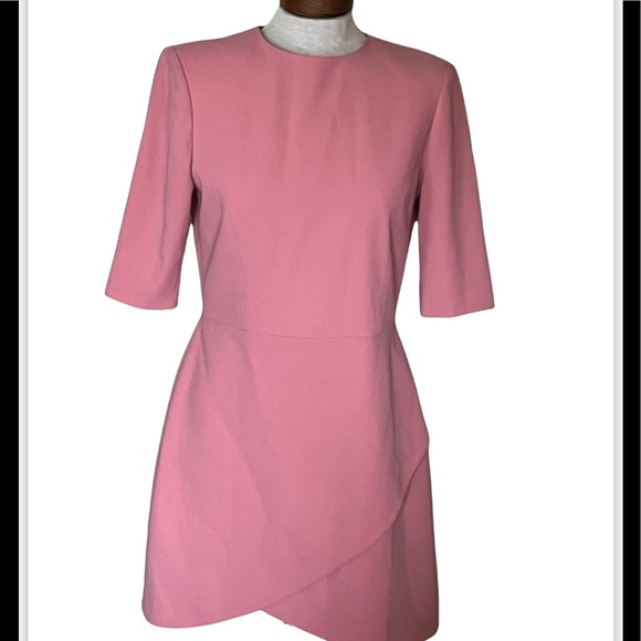 NWT Alice and Olivia Calista Rose Dress Double Layer 8 - Picture 4 of 10